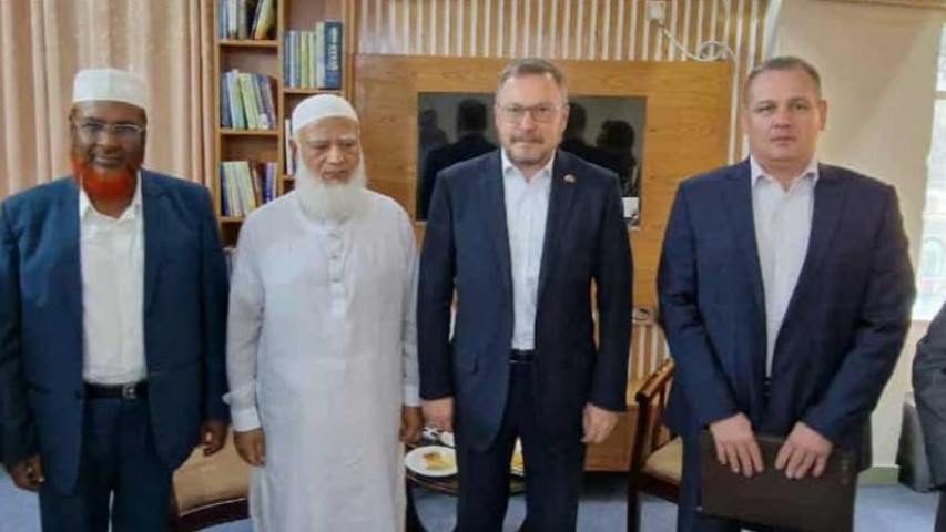 জামায়াত আমিরের সঙ্গে রাশিয়ার রাষ্ট্রদূতের সৌজন্য সাক্ষাৎ